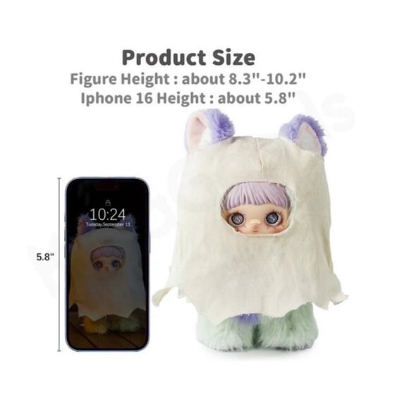 NWT MayMei Dark Forest Series plush The Bear Bell - Picture 5 of 5